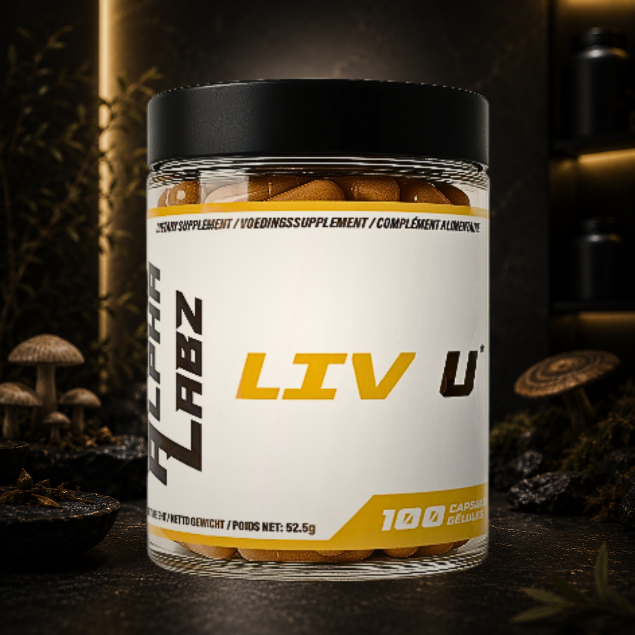 LIV U Alpha Labz associe desmodium, pissenlit et gingembre dans une formule nutraceutique premium pour soutenir la détoxification, la régénération du foie et le métabolisme. Idéal en cure de 20 jours.