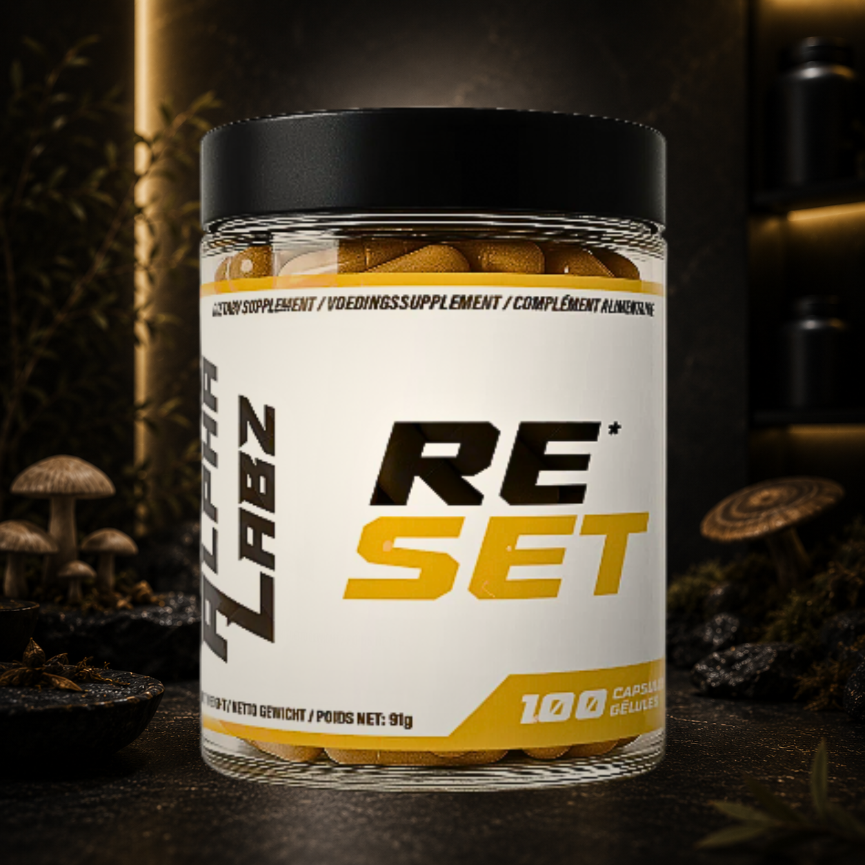 RESET Alpha Labz associe harpagophytum, curcuma et aubépine pour soutenir naturellement les articulations, les tendons et la mobilité. Une formule premium destinée aux sportifs et aux personnes souhaitant préserver durablement leur confort articulaire.
