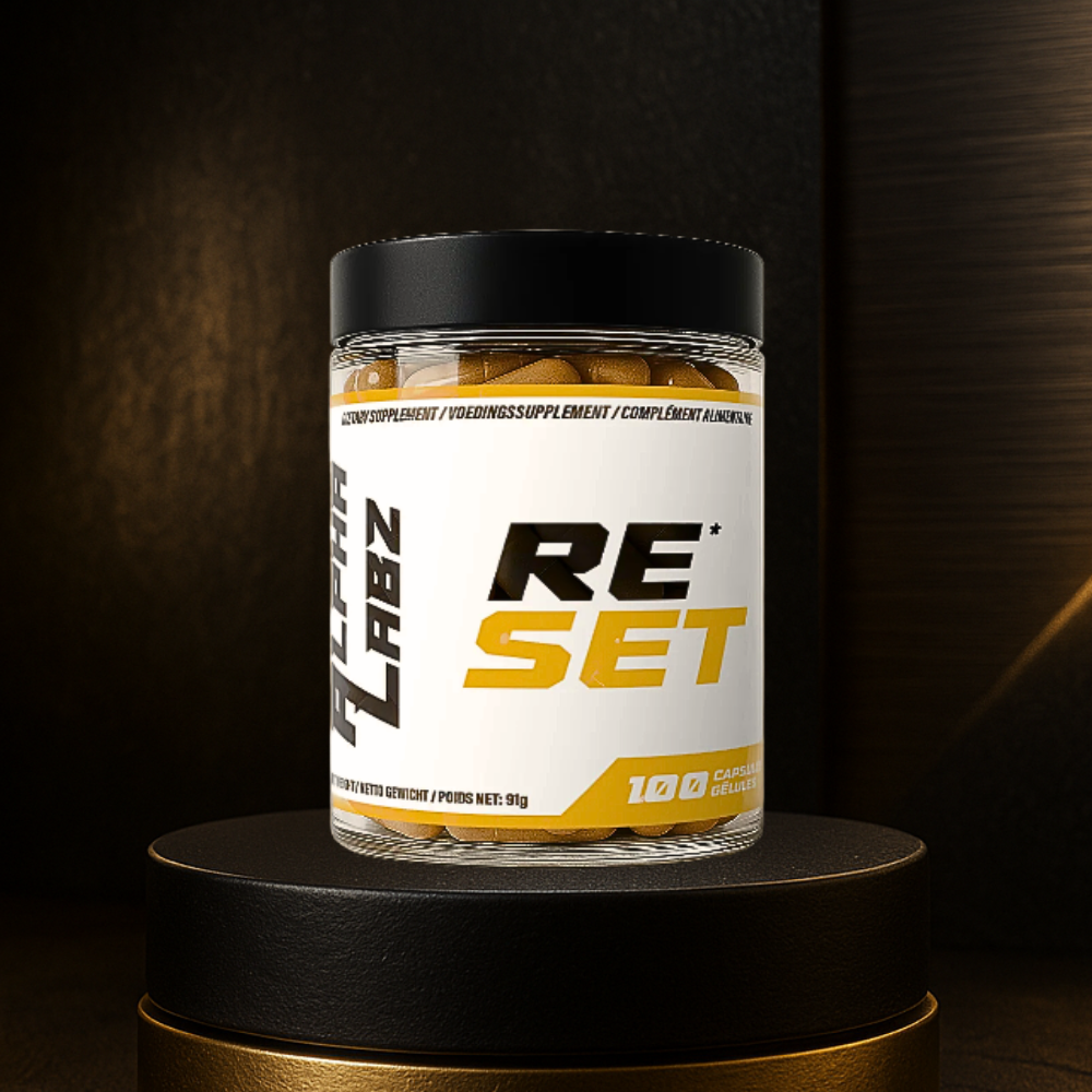 RESET AlphaLabz est une formule naturelle pour le confort articulaire associant harpagophytum, curcuma et aubépine. Elle aide à réduire l’inflammation, soutenir la mobilité et favoriser la récupération des articulations et tendons, idéale pour les sportifs et les personnes actives.