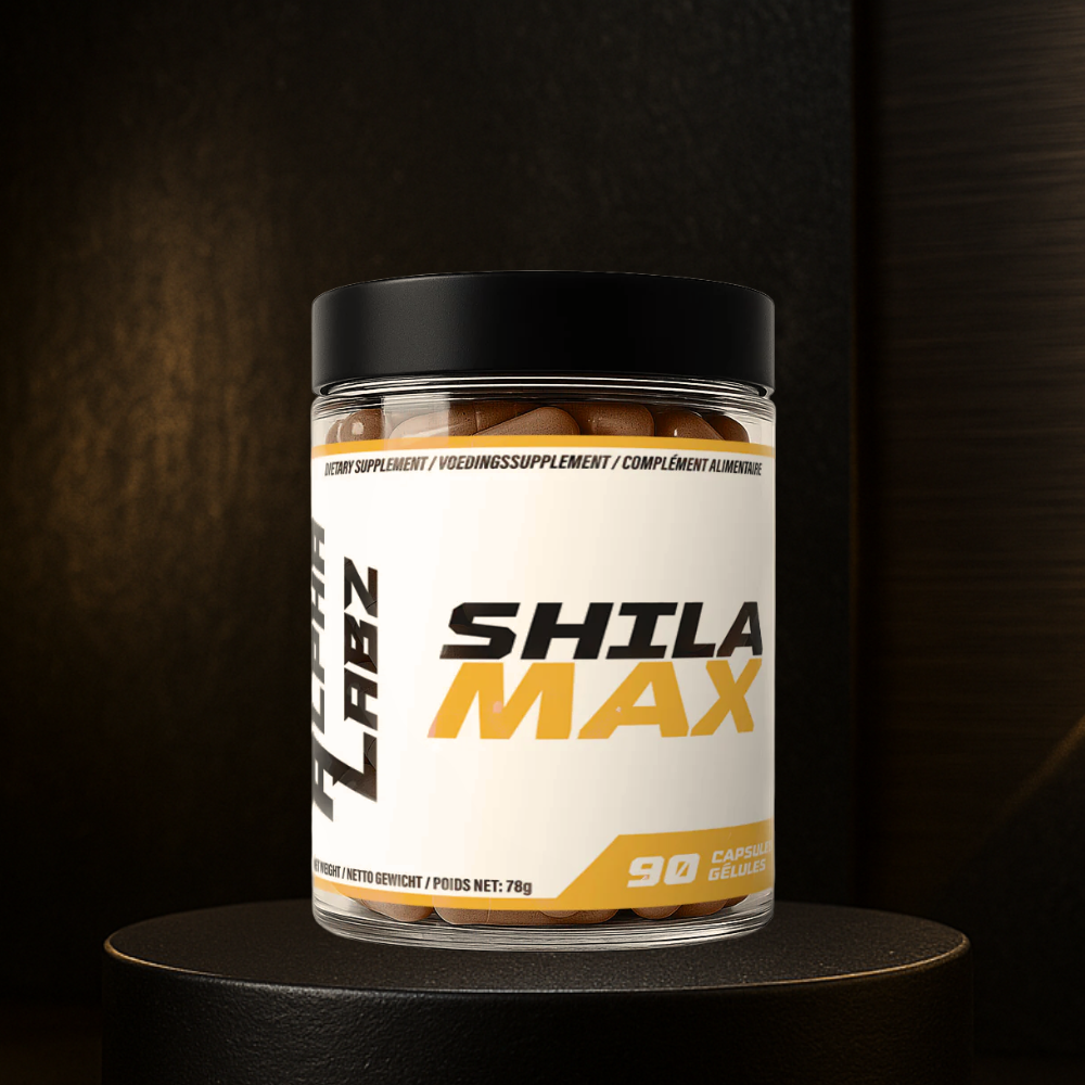 SHILAMAX d’Alphalabz : shilajit ultra-concentré 10:1, 89 % acide fulvique, sans métaux lourds. Booster naturel d’énergie, récupération mitochondriale et anti-fatigue. Avec camu-camu pour une action renforcée. Vitalité et clarté mentale au quotidien.