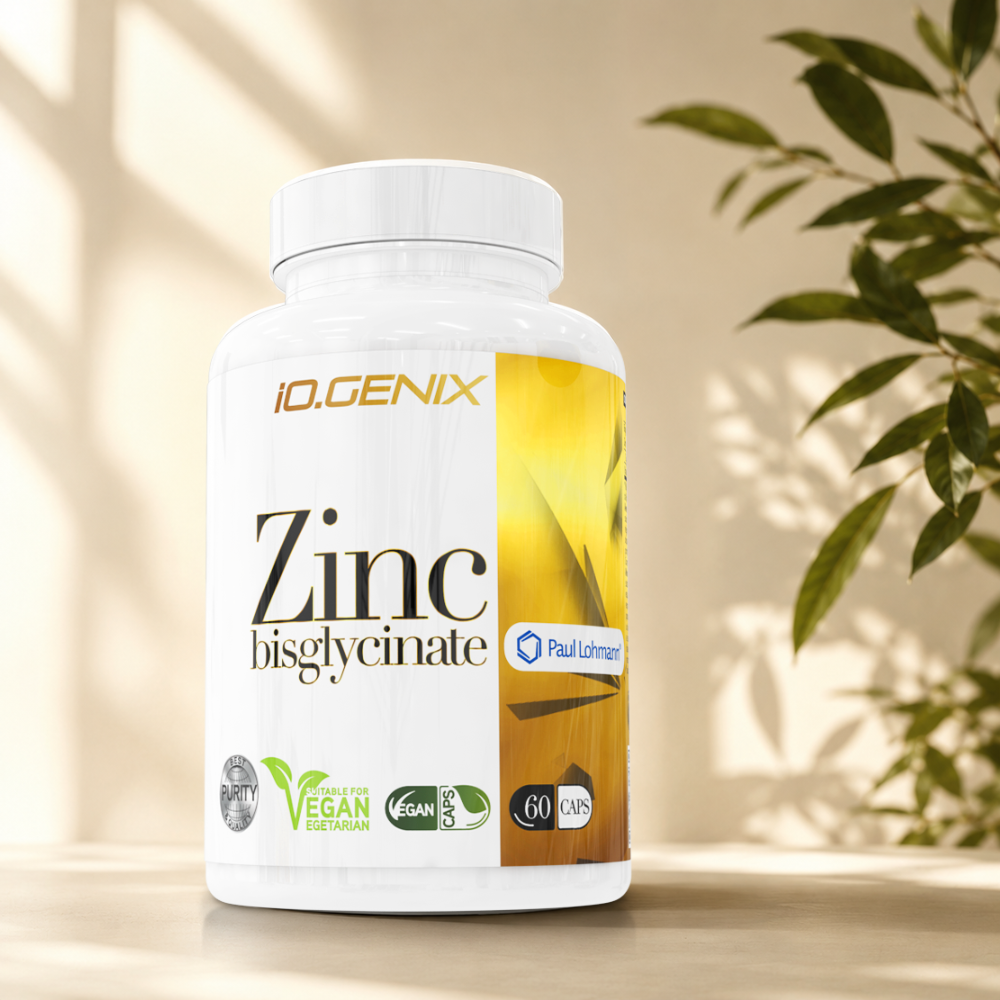 Bisglycinate de zinc hautement assimilable pour les sportifs. Soutient l'immunité, la testostérone, la récupération et la santé de la peau avec absorption optimale