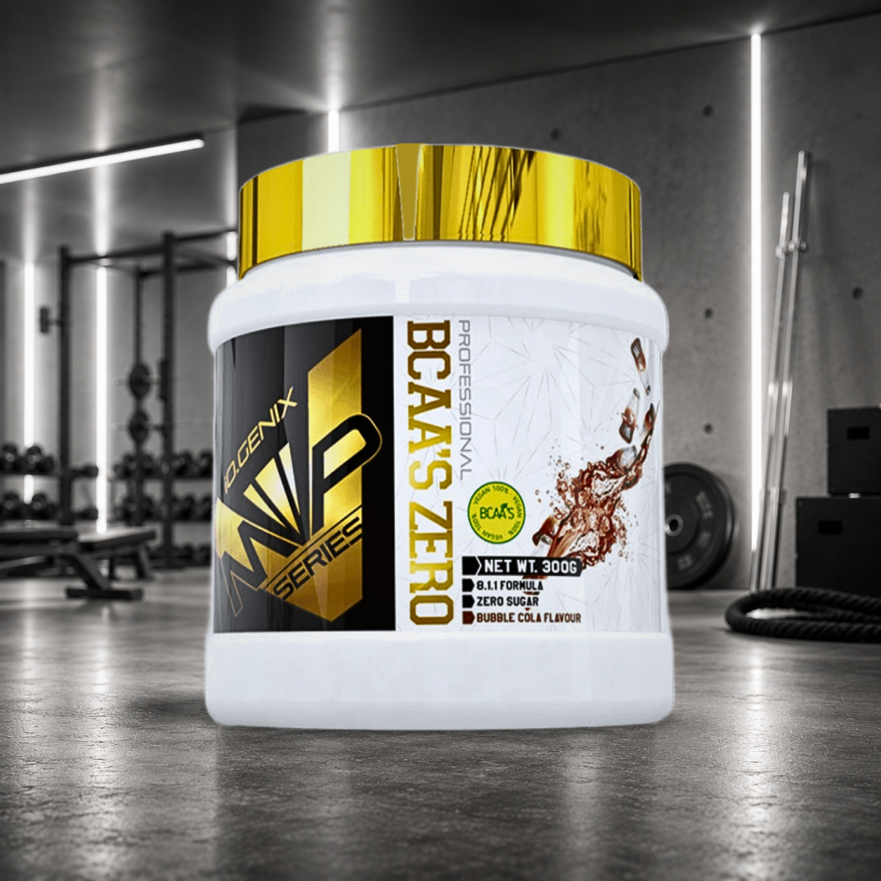 BCAA Zero 8.1.1 IO.GENIX avec 10 g de BCAA INSTANT® par dose, dont 8 g de leucine. Idéal pour la récupération musculaire, la synthèse protéique et la préservation de la masse musculaire.