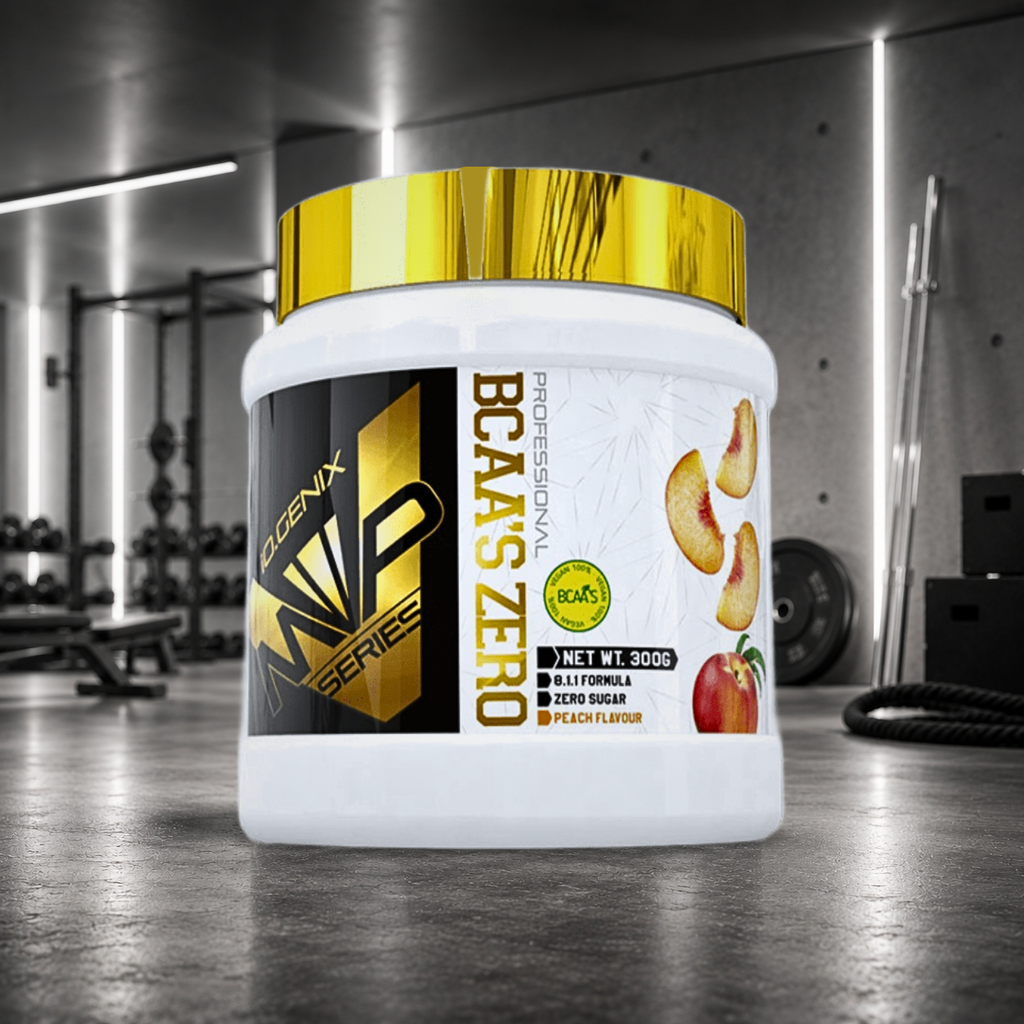 BCAA Zero 8.1.1 IO.GENIX avec 10 g de BCAA INSTANT® par dose, dont 8 g de leucine. Idéal pour la récupération musculaire, la synthèse protéique et la préservation de la masse musculaire.