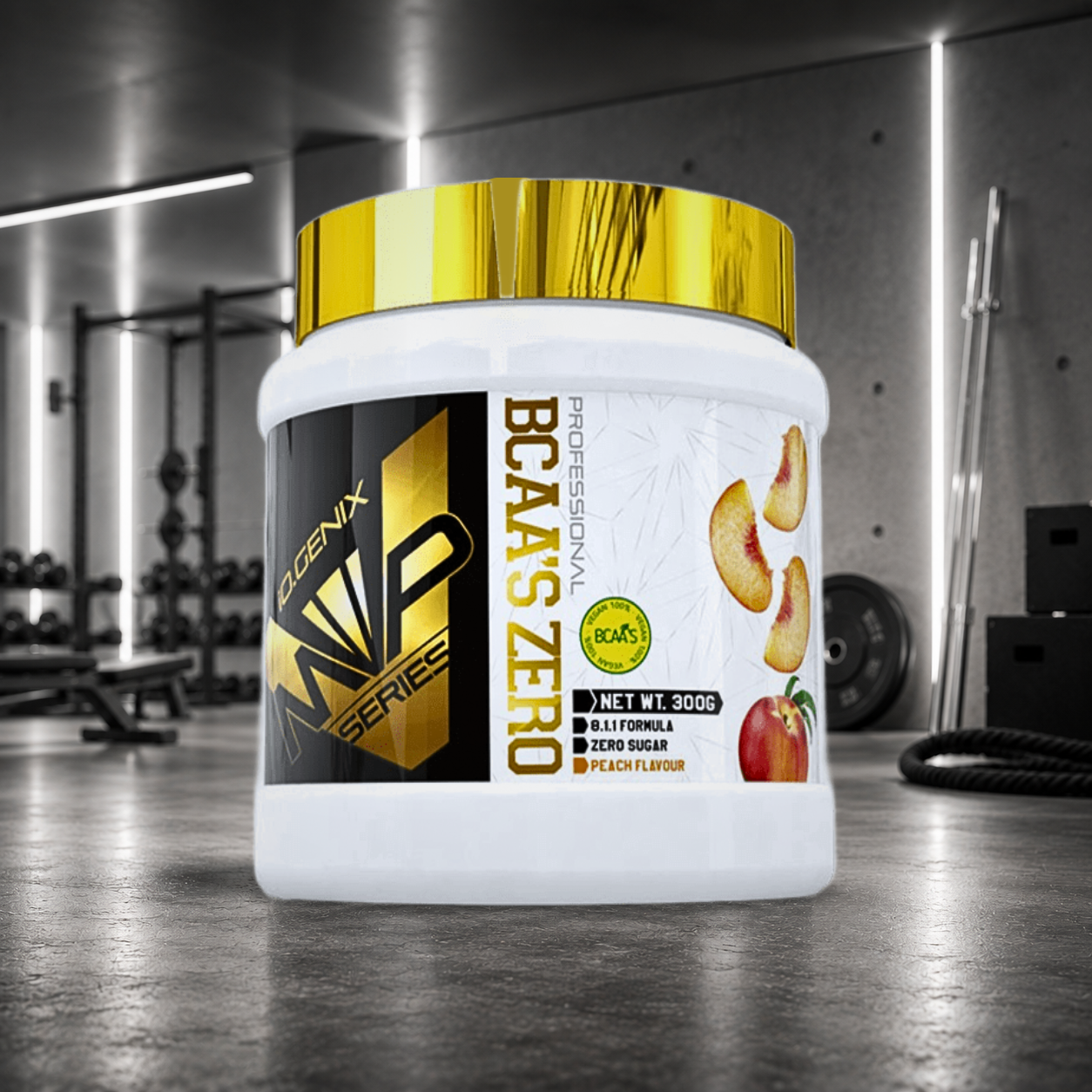 BCAA Zero 8.1.1 IO.GENIX avec 10 g de BCAA INSTANT® par dose, dont 8 g de leucine. Idéal pour la récupération musculaire, la synthèse protéique et la préservation de la masse musculaire.