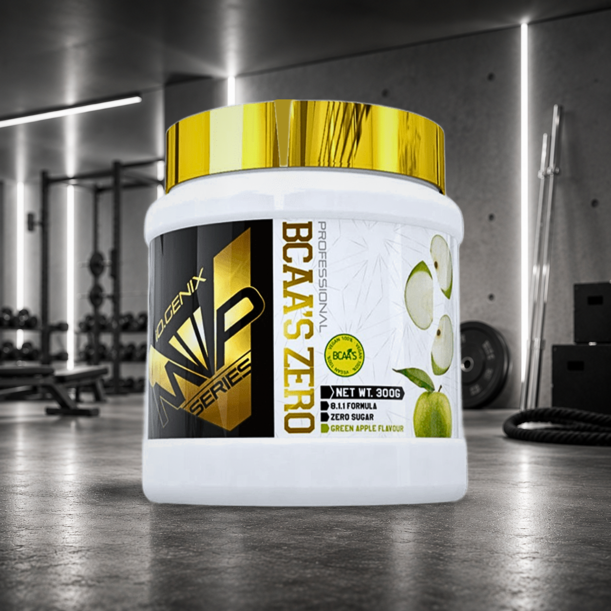 BCAA Zero 8.1.1 IO.GENIX avec 10 g de BCAA INSTANT® par dose, dont 8 g de leucine. Idéal pour la récupération musculaire, la synthèse protéique et la préservation de la masse musculaire.