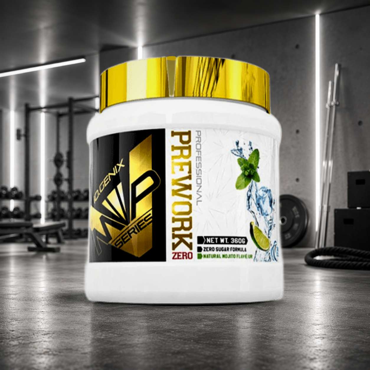 Prework Zero IO.GENIX associe bêta-alanine, créatine HCl, arginine AKG, citrulline, taurine et 80 mg de caféine pour améliorer les performances, la congestion musculaire, l'endurance et la concentration.
