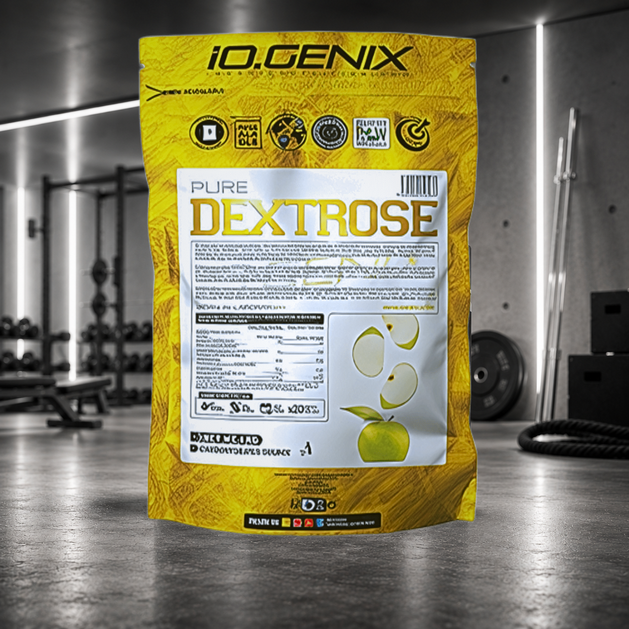 Dextrose à assimilation rapide pour soutenir l’énergie pendant l’effort, favoriser la recharge du glycogène et accompagner la récupération en musculation, CrossFit, Hyrox et endurance.
