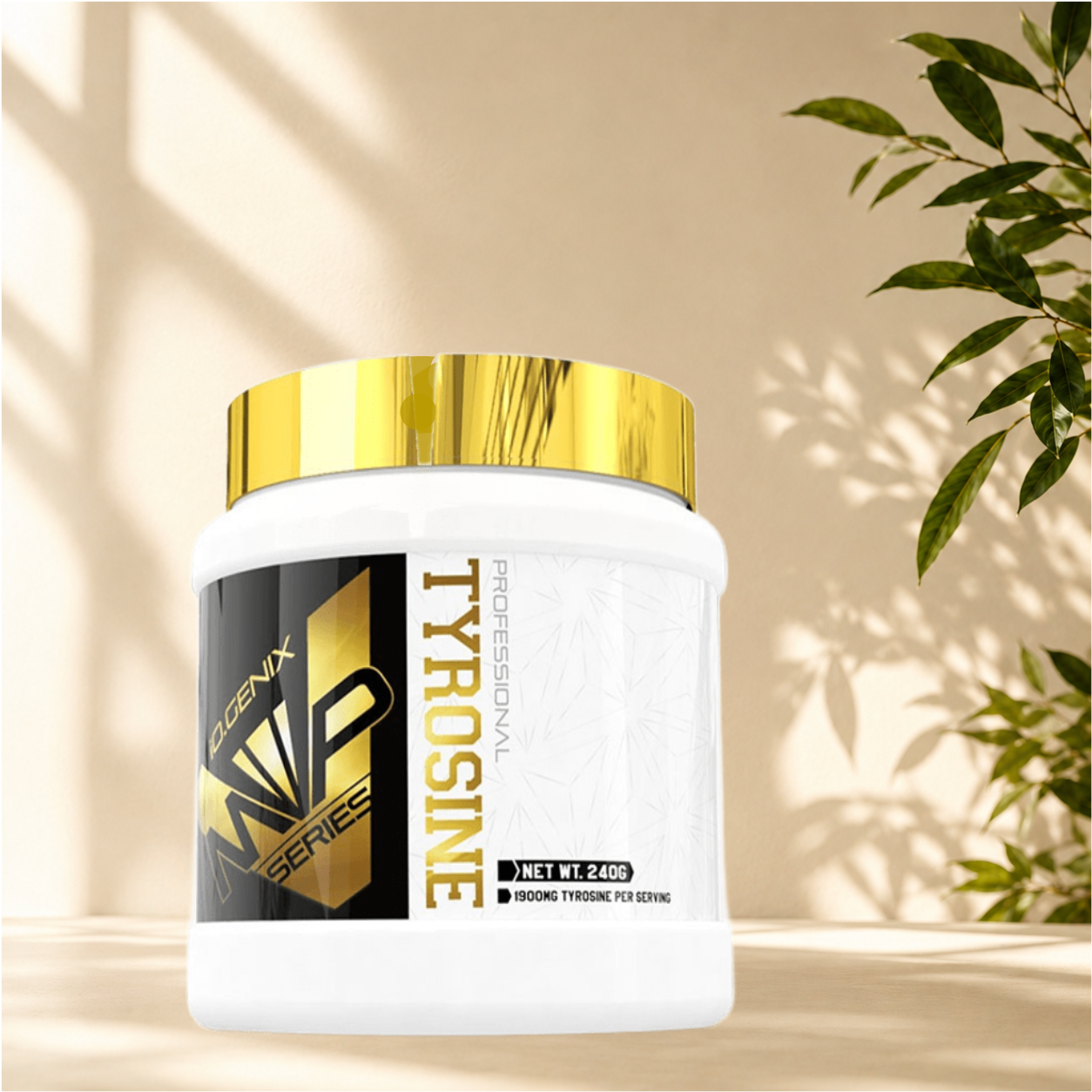 Pure Tyrosine IO.GENIX apporte 2 000 mg de L-Tyrosine pour soutenir la dopamine, la concentration, la gestion du stress, les hormones thyroïdiennes et les performances en musculation, CrossFit et Hyrox.
