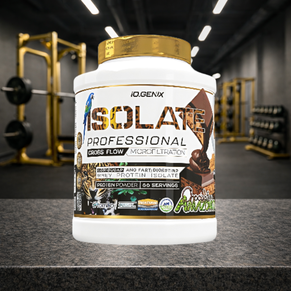 Professional Isolate IO.GENIX est un isolat de whey CFM premium issu de la matière première ISOLAC®. Riche en protéines (jusqu’à 91 %), faible en sucres et graisses, il offre une digestion rapide et un apport optimal en BCAA pour soutenir récupération, performance et développement musculaire.