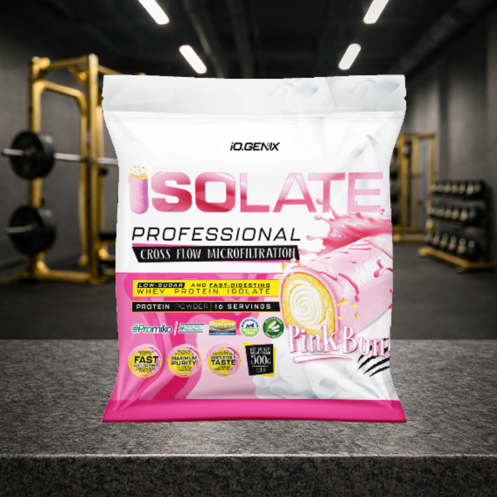 Professional Isolate IO.GENIX est un isolat de whey CFM premium issu de la matière première ISOLAC®. Riche en protéines (jusqu’à 91 %), faible en sucres et graisses, il offre une digestion rapide et un apport optimal en BCAA pour soutenir récupération, performance et développement musculaire.