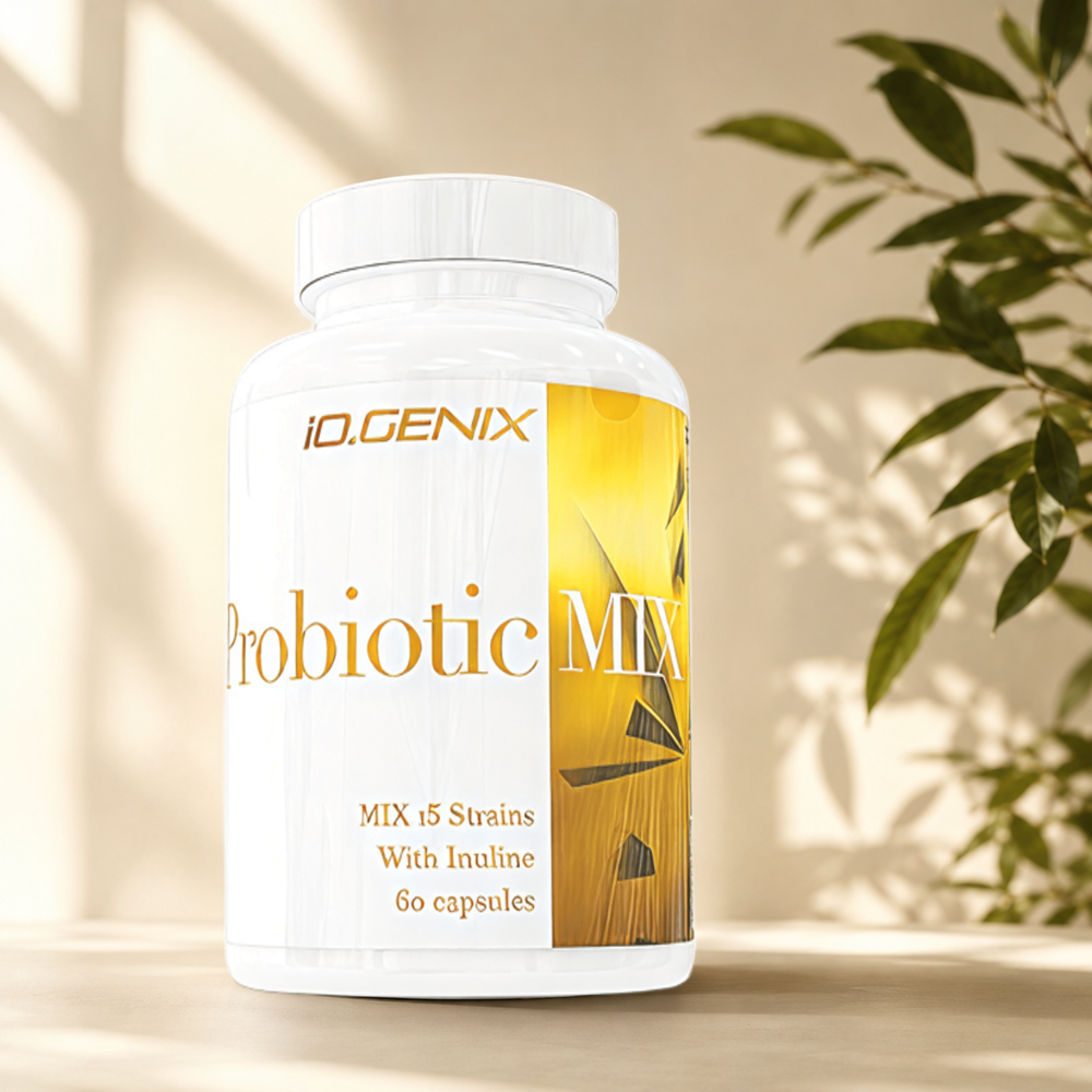 Probiotiques multi-souches avec inuline pour soutenir le microbiote, la digestion et l'immunité. Améliore l'assimilation et le confort intestinal.

