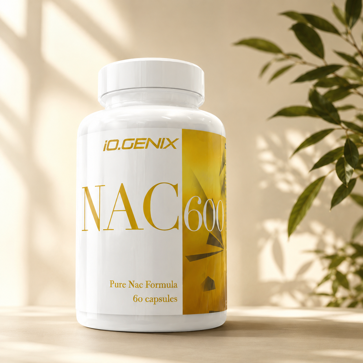 NAC haute pureté pour soutenir glutathion, récupération et stress oxydatif. Aide les défenses antioxydantes et la santé hépatique.