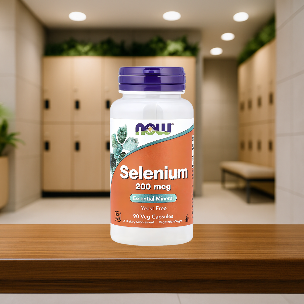 Selenium NOW 200 µg : oligo-élément essentiel pour la protection cellulaire, l’immunité et la fonction thyroïdienne. Soutient la vitalité, la beauté des cheveux et des ongles, et combat le stress oxydatif au quotidien.