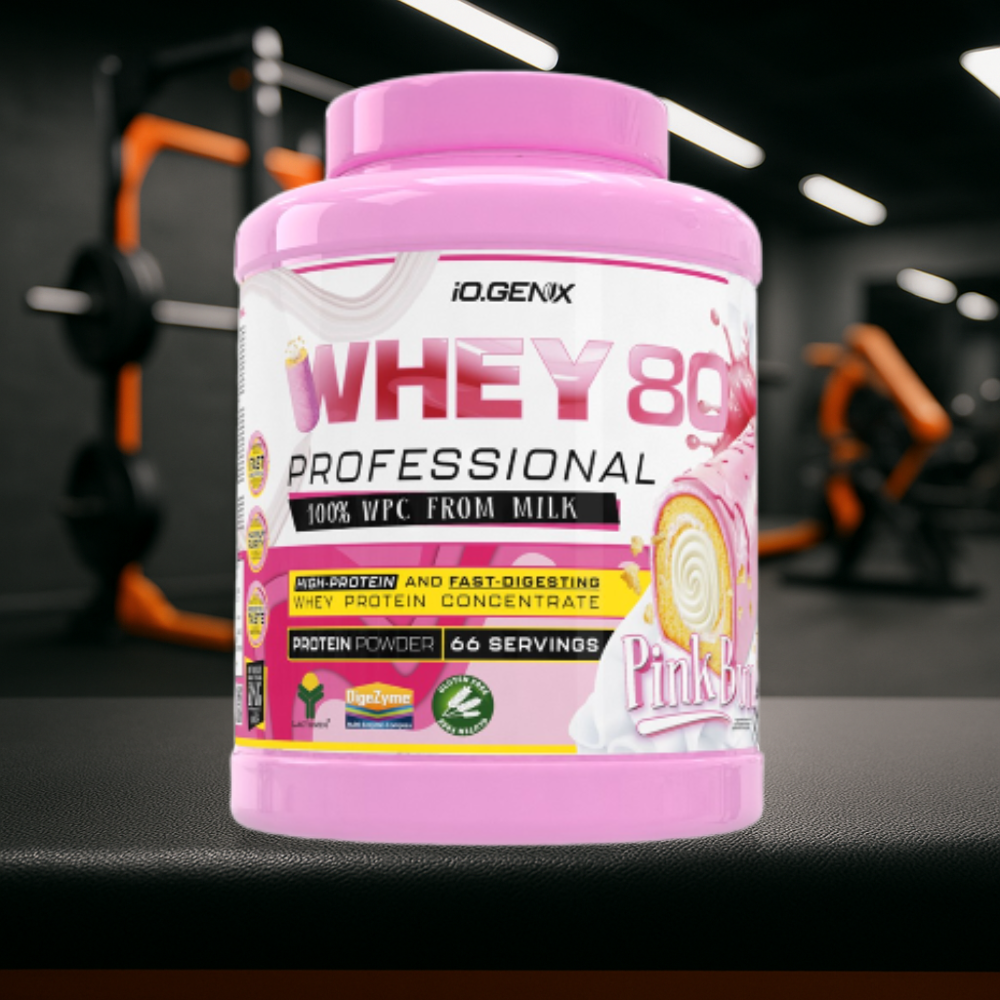 Whey 80 Professional IO.GENIX est une whey concentrée de qualité Lactomin® avec 82 % de protéines. Riche en BCAA et enzymes digestives, elle favorise la prise de masse, la récupération et la performance, tout en offrant une excellente assimilation pour les sportifs exigeants.
