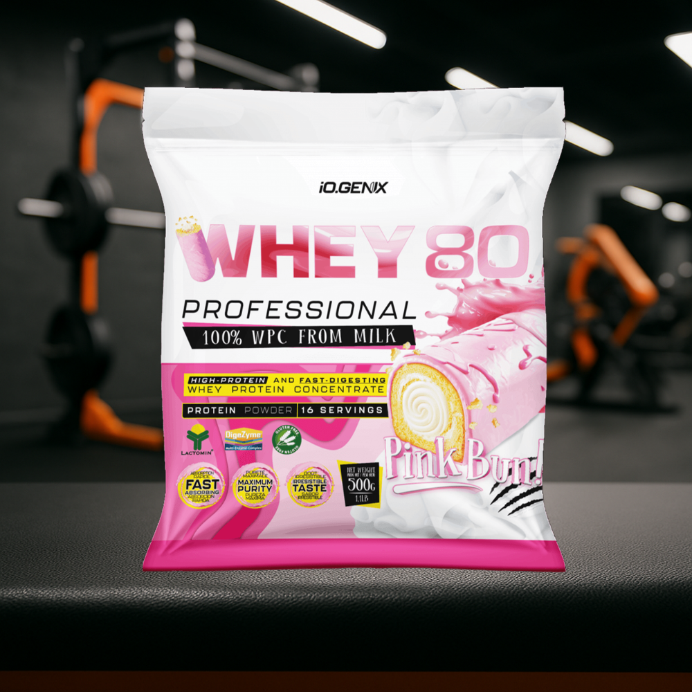 Whey 80 Professional IO.GENIX est une whey concentrée de qualité Lactomin® avec 82 % de protéines. Riche en BCAA et enzymes digestives, elle favorise la prise de masse, la récupération et la performance, tout en offrant une excellente assimilation pour les sportifs exigeants.